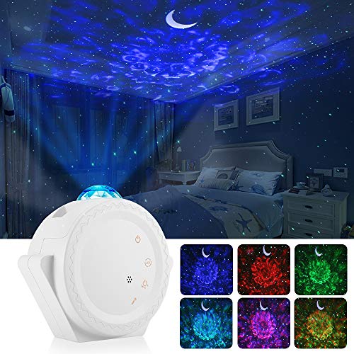 B-right Star Projector Lights, Night Light Projector Touch & Voice Control Moon