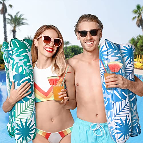 Elidepe Luftmatratze Pool, XL Spielzeug Wasser, 2 Stück Pool Zubehör Spaß Erwachsene, 4 in 1 Wasserspielzeug Wasserhängematte, Luftmatratze als Sessel Matratzen Schwimmatte