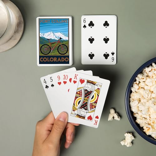 Lantern Press Fort Collins Colorado Baraja de Poker 52 cartas miniatura 2