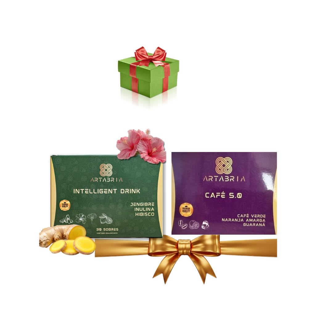 Artabria Pack Adelgazante, 30 Sobres Café 5.0 y 30 Sobres Bebida Inteligente - Total pack 60 sobres