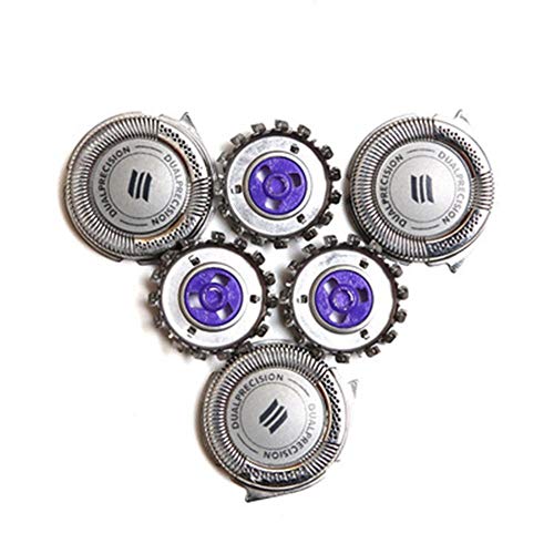 Luckybaby Cabezales de Afeitado de Repuesto para afeitadora eléctrica afeitadora Philips Norelco HQ7310, AT750 AT751 AT890 PT720 PT725 PT730, Piezas de Piezas de Corte de Cabezales de Repuesto