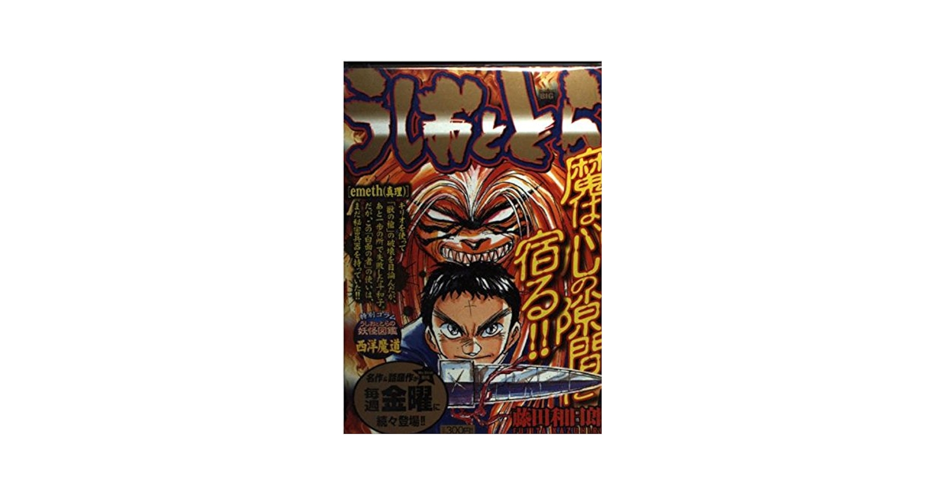 【中古】 うしおととら Ｅｍｅｔｈ（真理）/小学館/藤田和日郎 Amazon.co.jp: うしおととら/emeth (My First Big) : 藤田