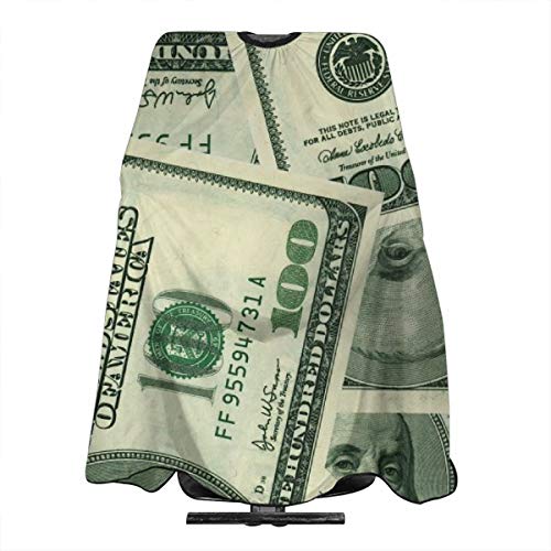 American Dollar Money Hairdresser Hair Stylist Haircut Cover Salon Barbering Cape Shop Accessories Styling Cutting Kit Professional Cloth Women Men Adult