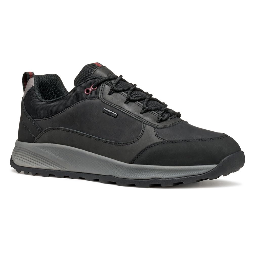 Geox Men's U Terrestre B ABX Trainers, Black, 8 UK