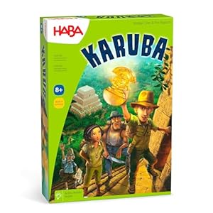 HABA Karuba – Jungle Adventure Tile Placement Family Puzzle Game – Exciting Family Games & Kids Board Games Ages 8-12 (Made in Germany)