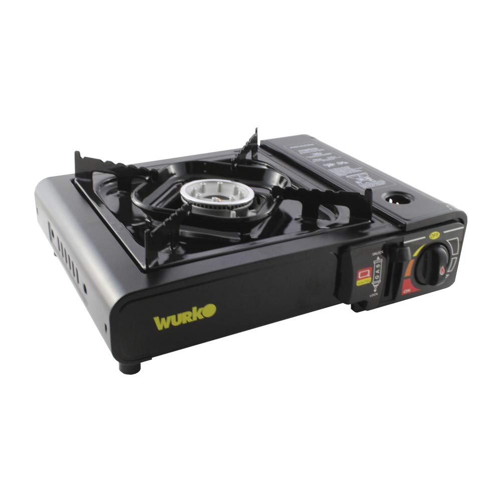 Wurko - Cocina Cartucho Gas - Color Negro