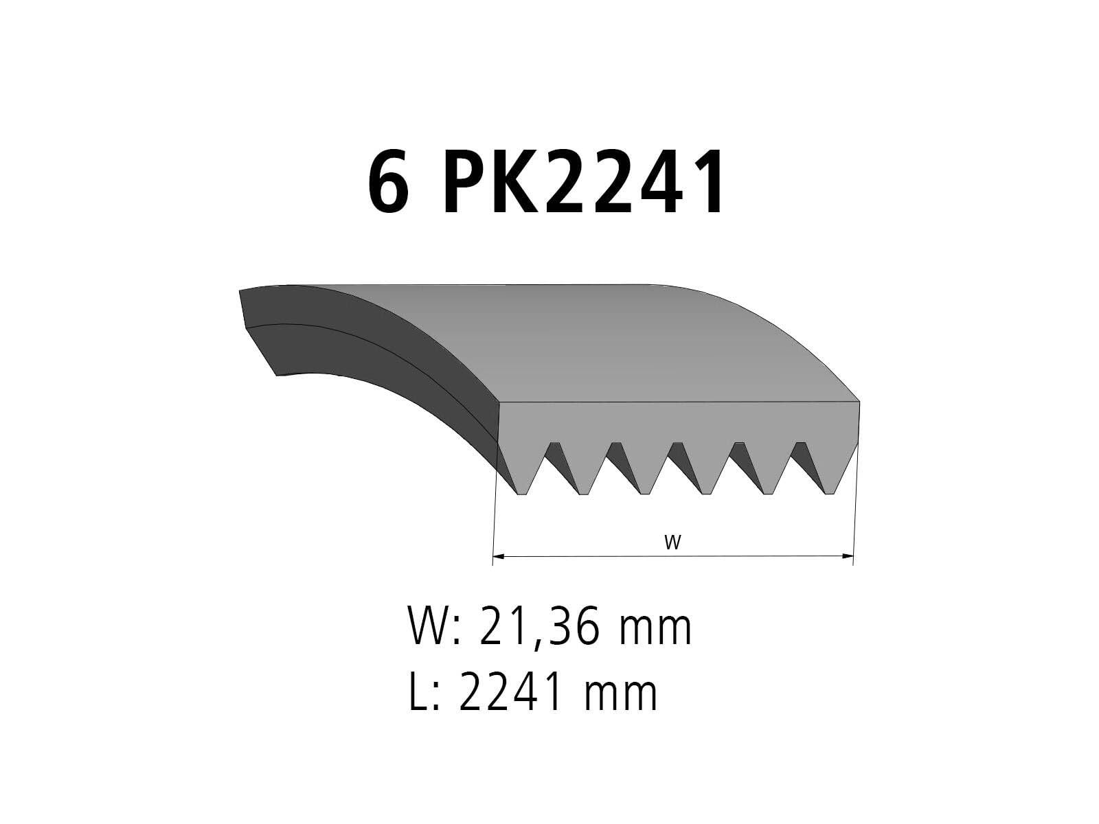 DT Spare Parts 4.81429 Cinghia servizi