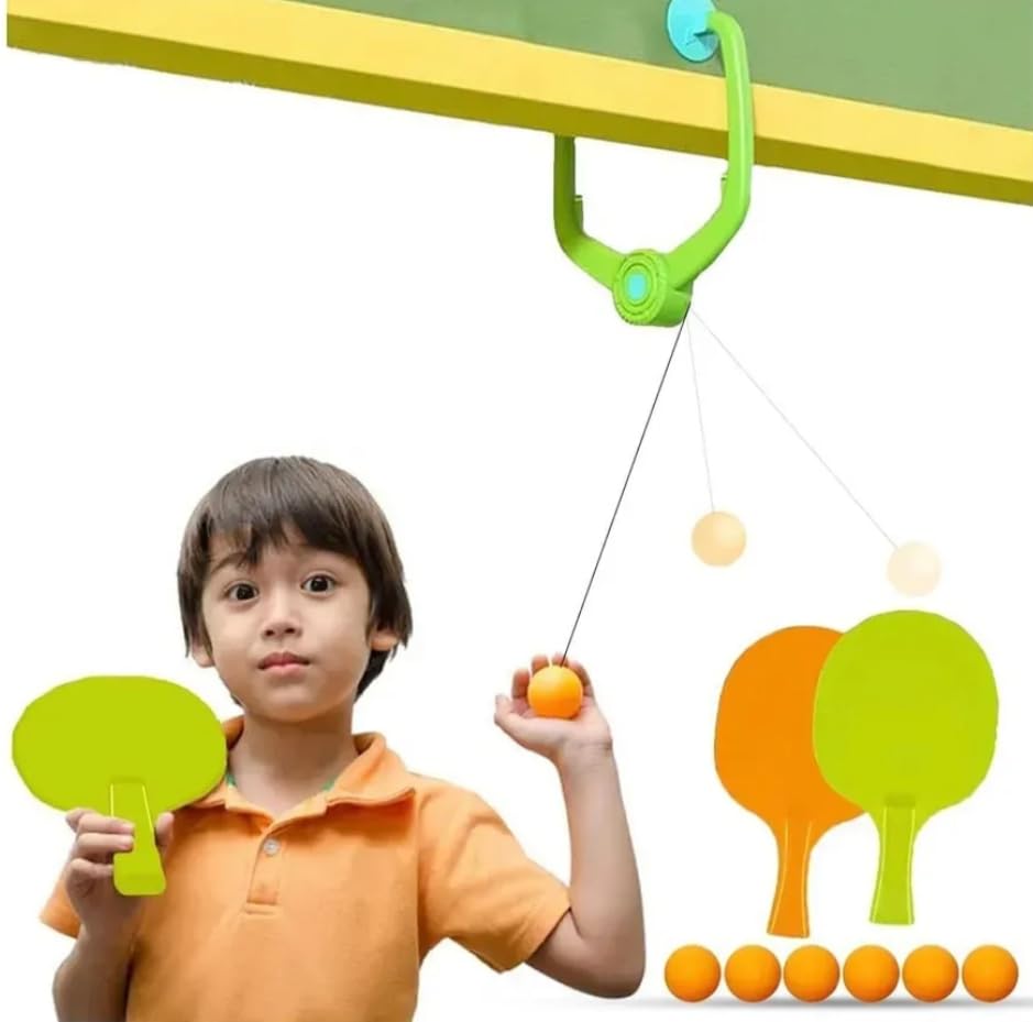 ARCADE TOYS Hanging Table Tennis Trainer Set for Kids - Multicolour