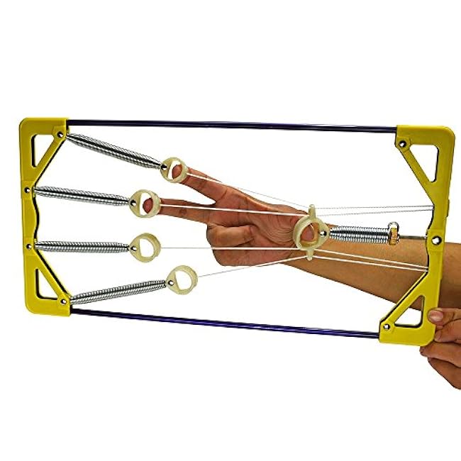 Finger Exerciser King- Hand & Finger Strengthener For Grip, Practice Guitar, Piano,or Practice playing Harp, Rock Climbing Training And Basketball Finger Training