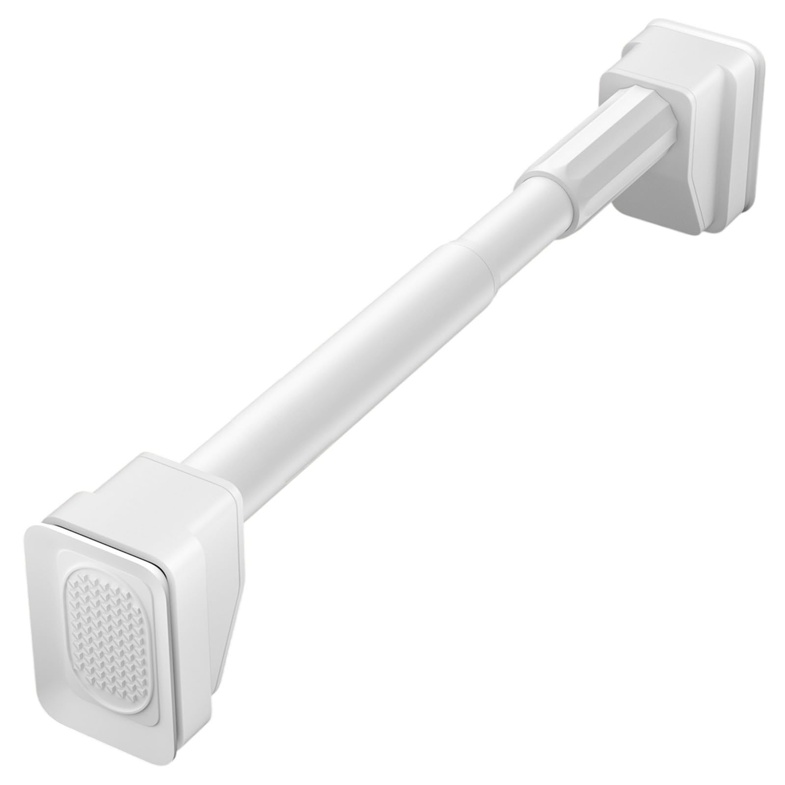 Tringle à rideau réglable - Tringle à rideau télescopique, tringle de douche réglable sans perçage, barre de rideau à tension pour salle de bain et dressing, acier inoxydable, installation f
