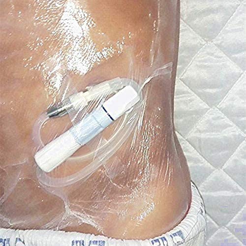 QMZDXH Escudo de Ducha Barrera de Agua del catéter - Parche de Protector de Ducha desechable para ostomía, diálisis Abdominal y procedimiento laparoscópico (100 Piezas) Cover