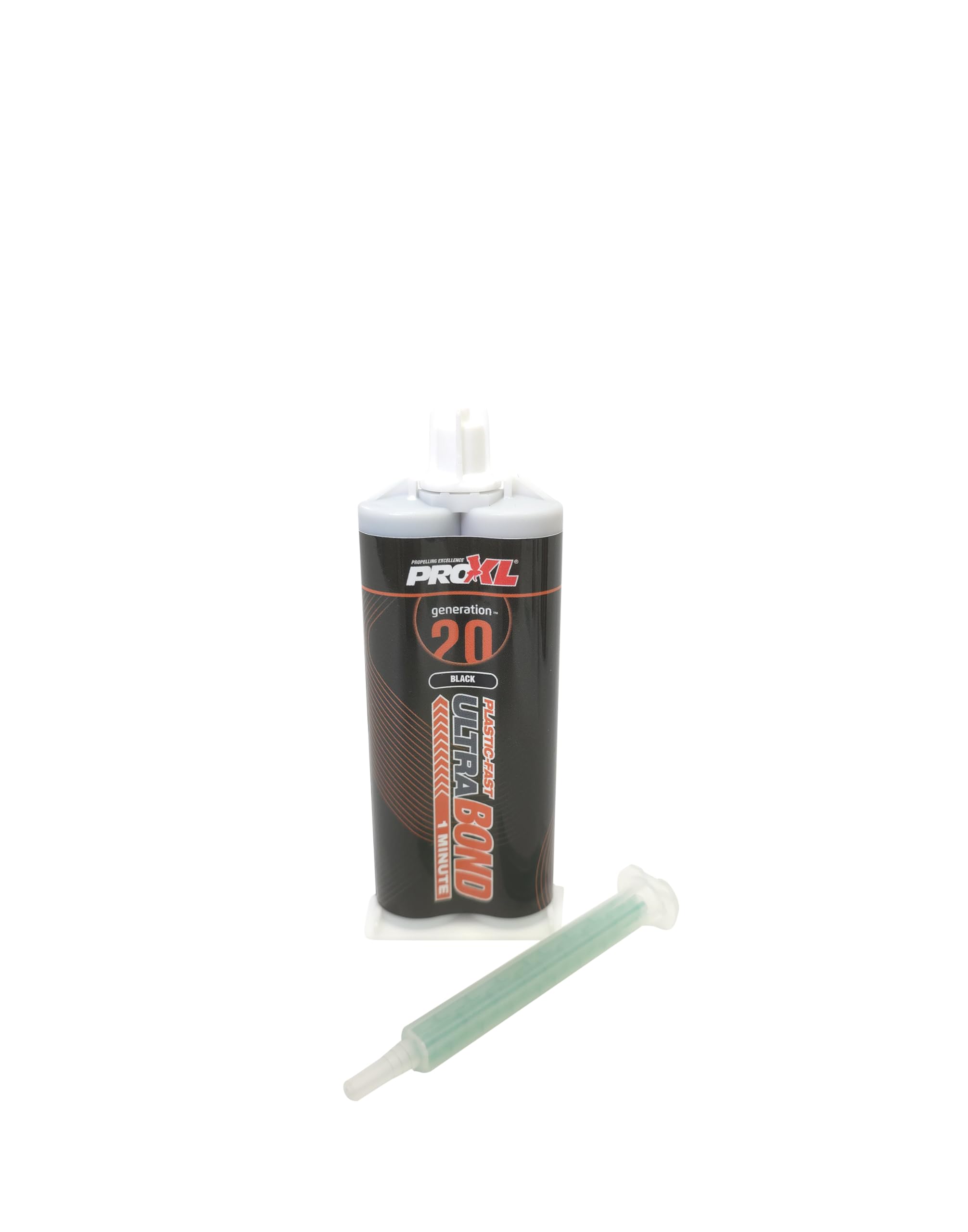 ProXL PU Repair (Fast), Black | 2K Urethane Adhesive with Fast 1-Min Gel Drying Time | Ideal for Bonding & Holding Automotive Parts Together | Easy & Quick Repairs | Suitable for Plastic & Metal
