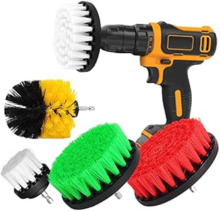 Drill Brush 5 Pack Attachment Kit, Multi-Purpose Cleaning Brush Sets All Purpose Brush