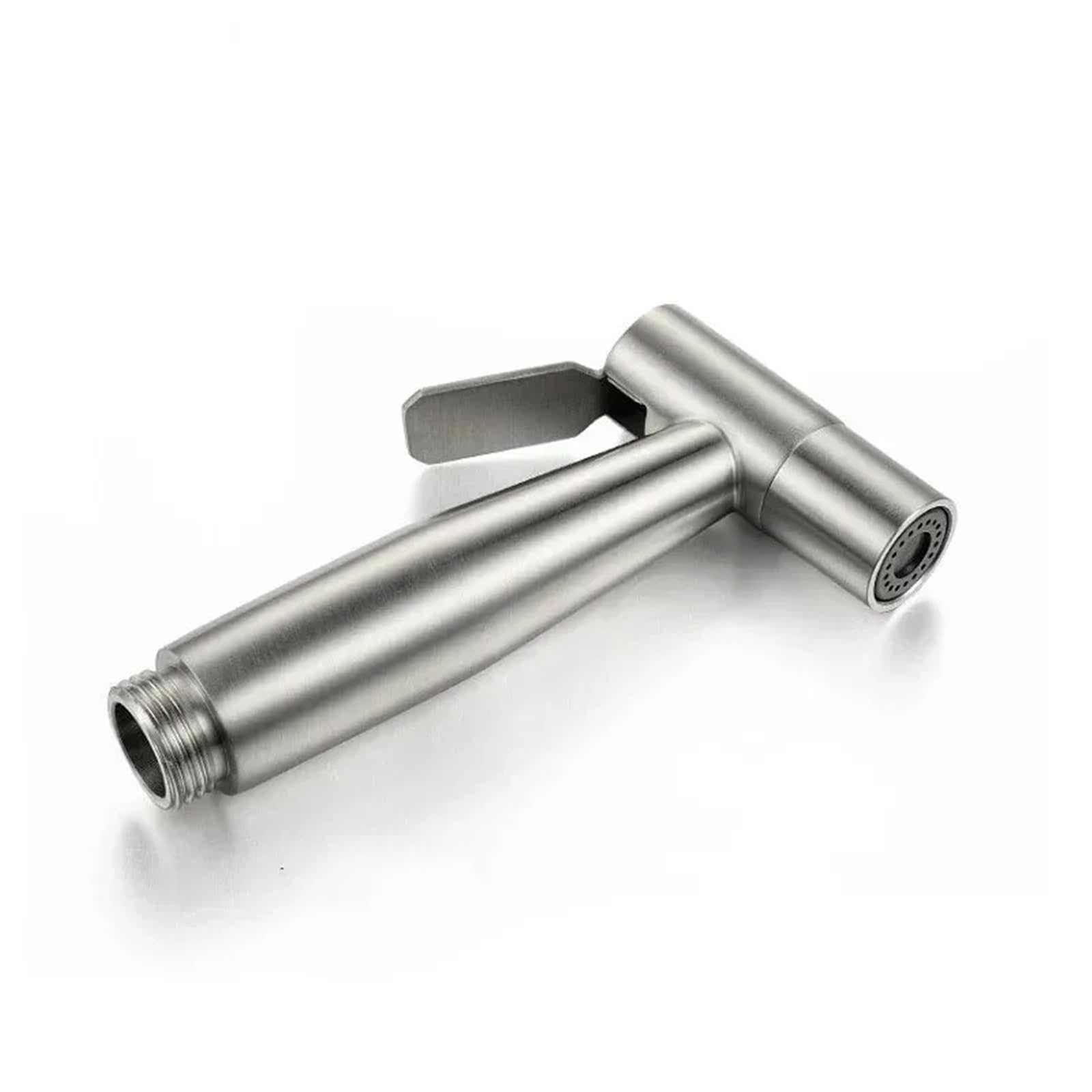 Pistolet do spryskiwacza toaletowego ze stali nierdzewnej ręczny bateria bidetowa do łazienki głowica prysznicowa samooczyszczająca oprawa (czarna)