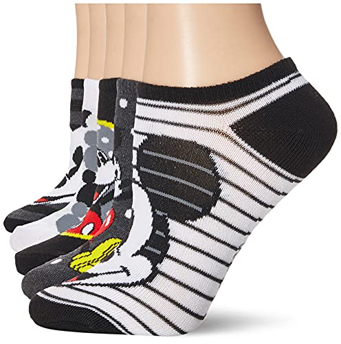 Image of Disney Women's Mickey Mouse 5 Pack No Show Socks