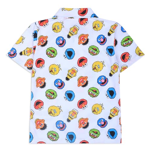 Sesame Street Boys Half Button Shirt for Infant and Toddler2