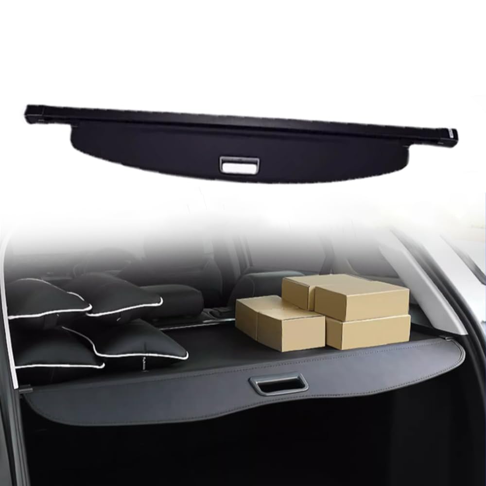 Copertura Bagagliaio Retrattile per J.e.e.p Renegade 2015-2023, Nero Portabagagli Posteriore Tronco Privacy Cappelliera, Auto Baule Ripiano Portaoggetti Cargo Cover