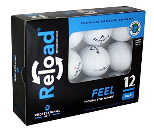 Balles de golf Callaway recyclées pack de 12 pour partager vos week-ends au club