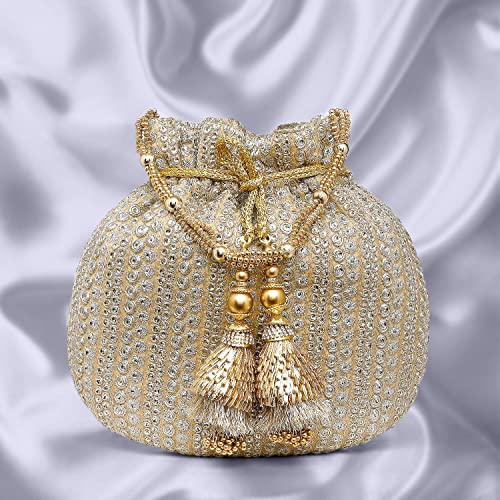 Image of Peora Malti Color Clutch Purses for Women Handmade Evening Handbags Bridal Clutch