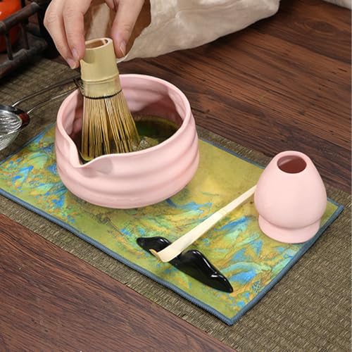 Kit de thé matcha tendance au design épuré et accessoires en bambou - 7