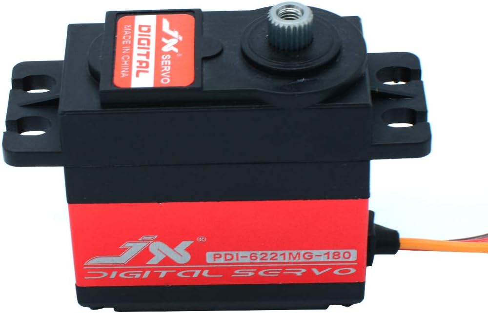 JX Servo PDI-6221MG-180 20KG 180°High Torque Metal Gear Digital Standard Steering Gear Climbing for Drone RC Car RC Boat Robort