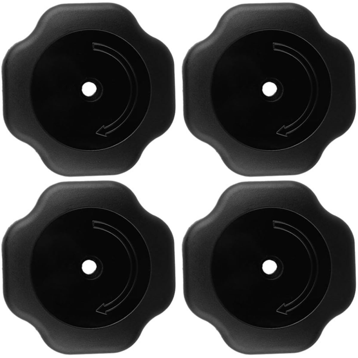 ABOOFAN 4 Stück Topfdeckelgriffe aus Robustem Kunststoff 17mm Drehknopf Ersatzgriffe für Schnellkochtopfdeckel Einfache Montage für Pfannen und Töpfe