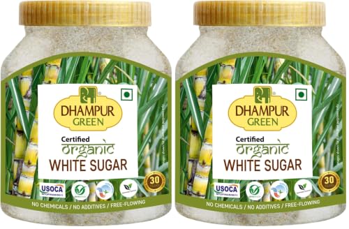 Image of Dhampurgreen Organic White Sugar, 800G (Pack of 2)