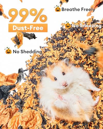 Image of BUCATSTATE Paper Small Pet Bedding 99% Dust-Free, Halloween Decor 70L