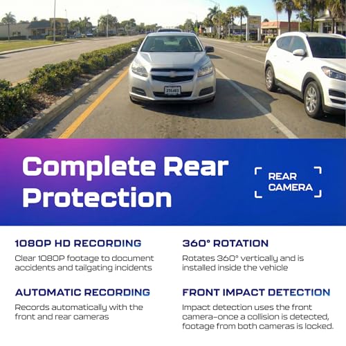 Image of AZDOME 4K UHD Dash Cam for Car Front and Rear| STARVIS Sensor| 2160P WiFi Dash Camera| GPS Logger & ADAS| 170 Wide Night Vision DashCam|2.4 inch Screen| G-Sensor|Emergency Recorder| Parking Mode| 256GB