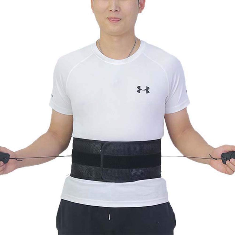Dekompresyjny pas lędźwiowo-krzyżowy - Plus sztywny pas gorsetowy z systemem bloczków - Spine Sport Back Brace - Najlepsze aktywne podparcie lędźwiowe