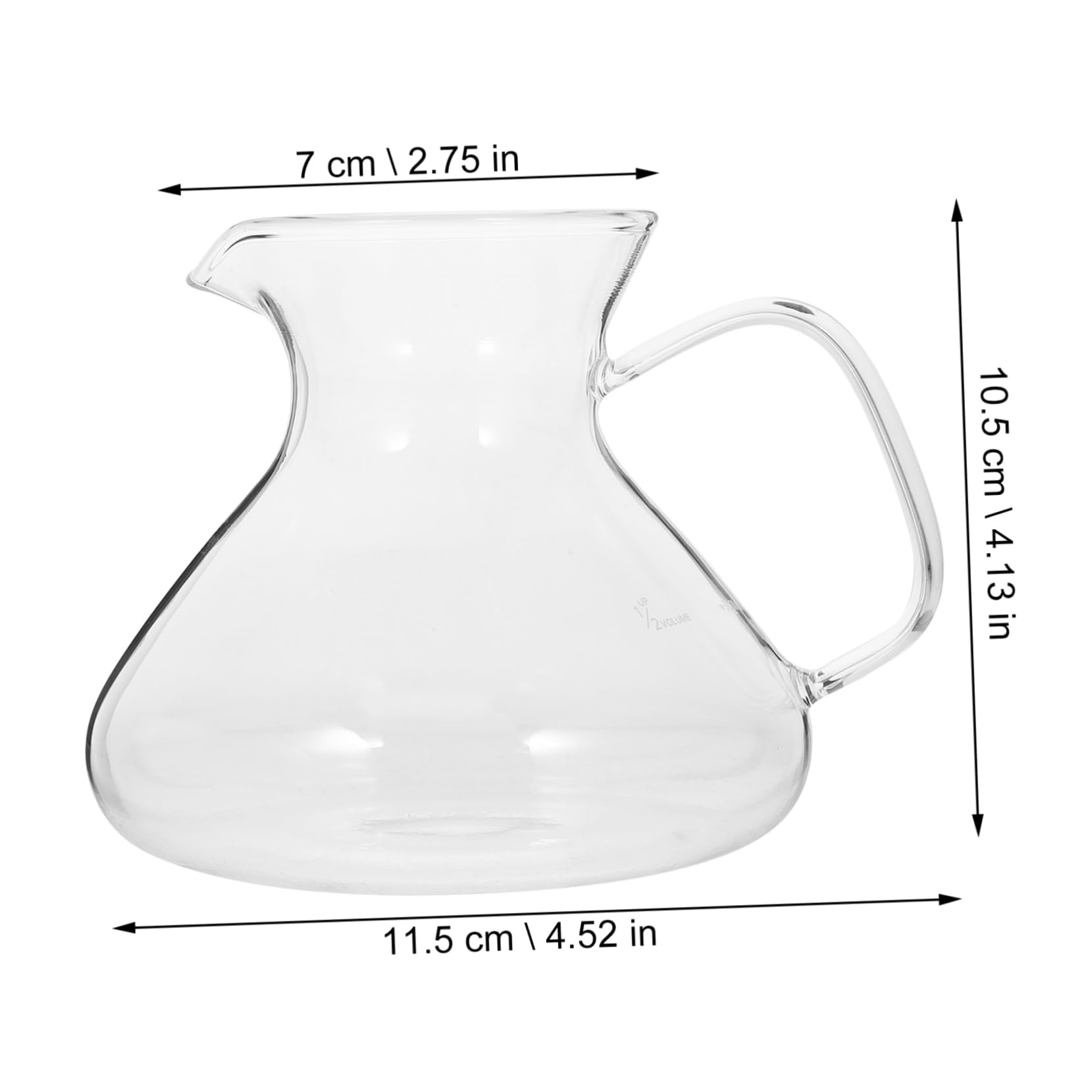 COLLBATH Coffee Pot Water Jug Tea Accessories Clear Coffee Dispenser Coffee Dispensing Jug Household Drinking Carafe Juice Pitcher Coffee Saver Jug Water Pitcher Teaware Glass