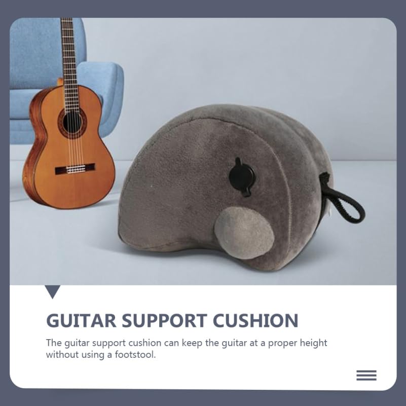 ibasenice Aufblasbares Gitarrenunterstützungskissen Tragbares Gitarrenkissen Für Klassische Gitarren Und Bässe Ergonomisches Gitarrenbeinkissen Für Optimale Haltung Und Stabilität Beim Spielen