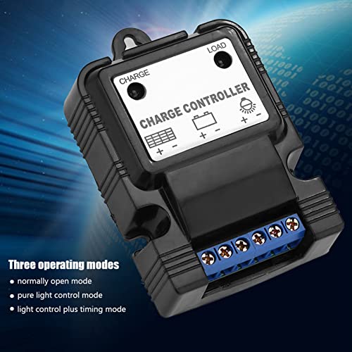 PWM intelligenter Solarmodul-Laderegler 6V/12V 3A Solarpanel Ladegerät mit LED-Anzeige, portables Solarpanel-Ladegerät in Kunststoff, Energieregler Zubehör