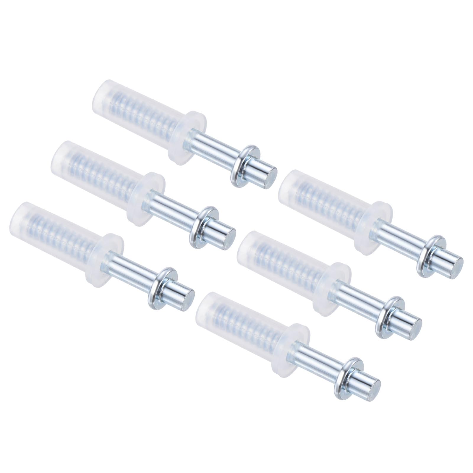 uxcell Bifold Door Hardware, 6-Pack Bi-Fold Door Top Pivot, Bifold Closet Door Hardware Repair Part Kit for Sliding Wardrobe Doors Folding Door,