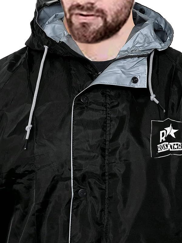 Image of Premium Brand Rain Coat for Men's & Women(Rain Coat for Men Waterproof for Bike Raincoat for Men with Hood. Set of Top and Bottom. Classic Series