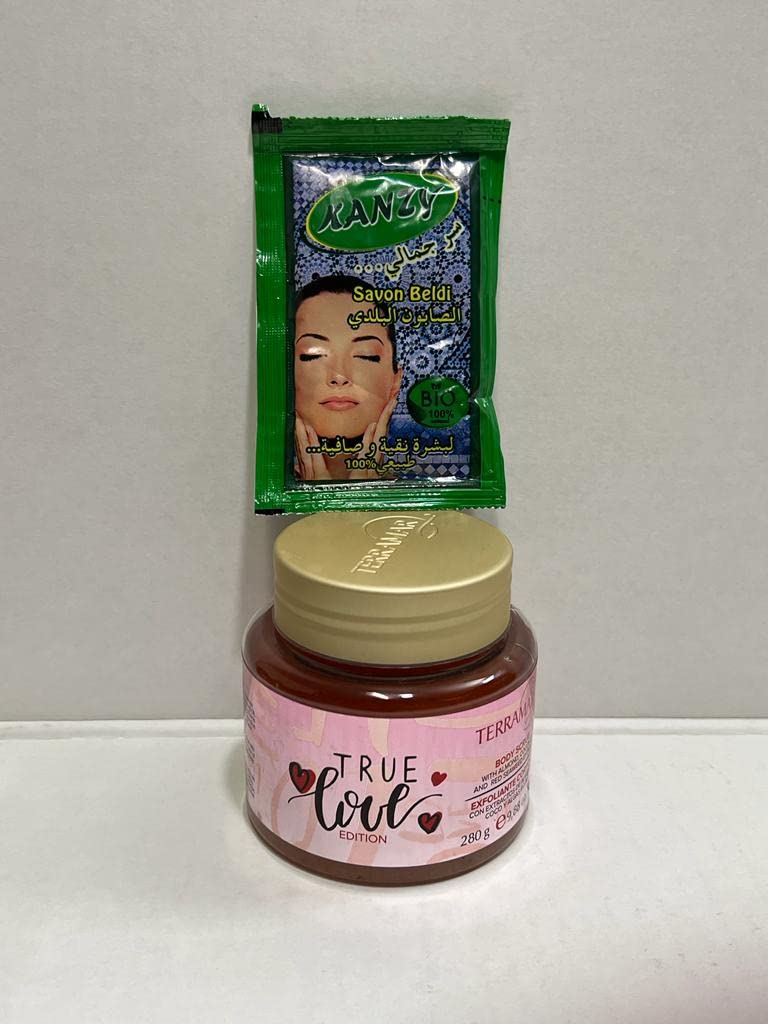 Terramar body scrub true love edition 280g with moroccan soap