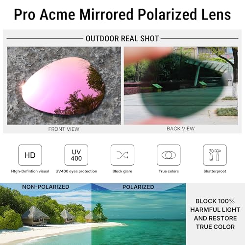 Image of Pro Acme Aviator Sunglasses for Men Women Classic Polarized UV400 Protection