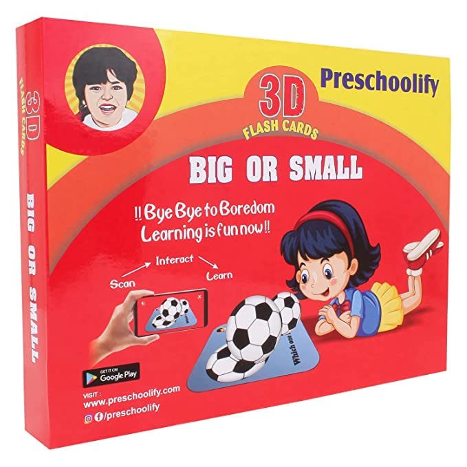 3D Big or Small Augmented Reality (AR) Flash Cards_Pre102039(Big-Small)