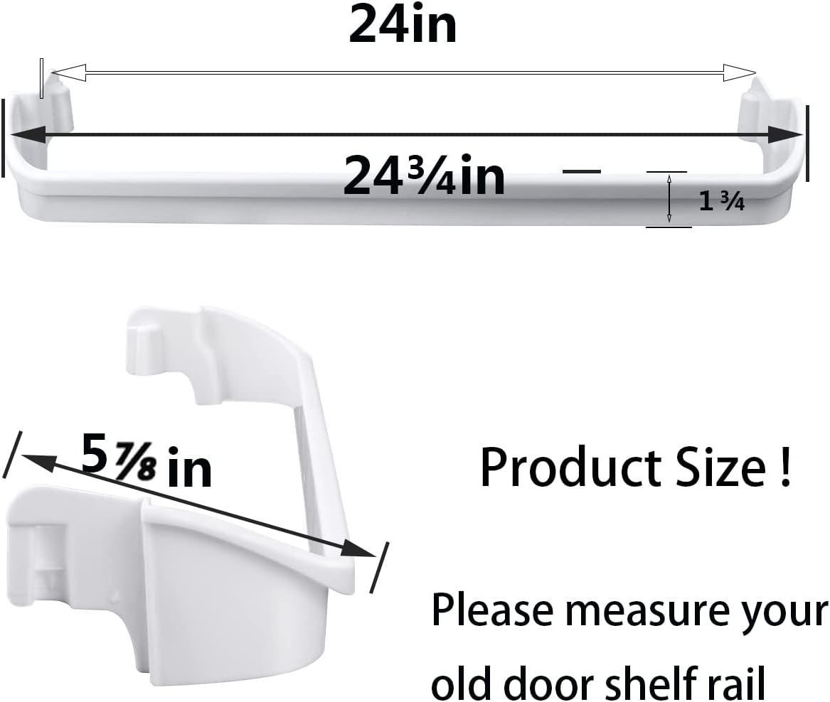 240534701 Door Bar Rack Compatible with frigidaire or kenmore Refrigerator, Door Bar Retainer Replacement PS734936, AP3214631, 948952 Refrigerator Door Shelf Rail : Appliances