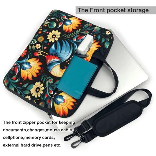Bolso con patrón folklórico polaco para laptop 14 pulgadas miniatura 5