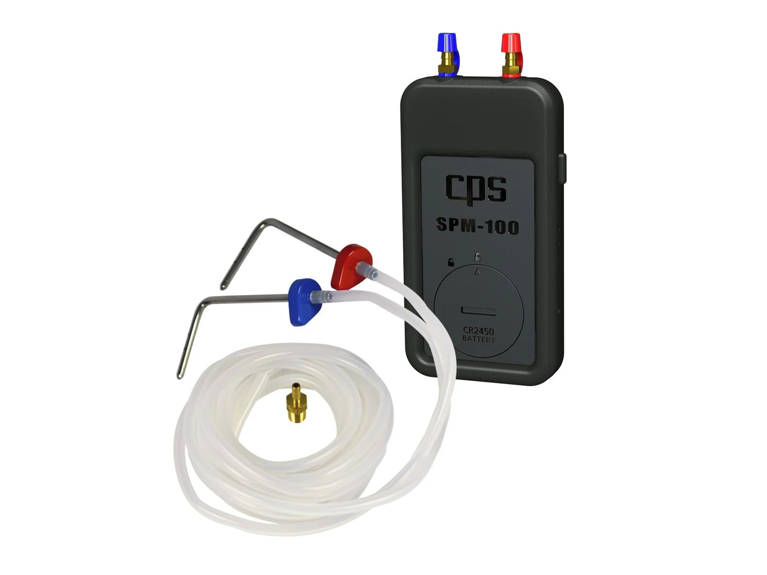 CPS SPM-K1 Static Pressure Meter & Probe Kit | Wireless Dual-Port Manometer with Bluetooth Connectivity | Measures Indoor/Outdoor Pressure and Pressure Differential