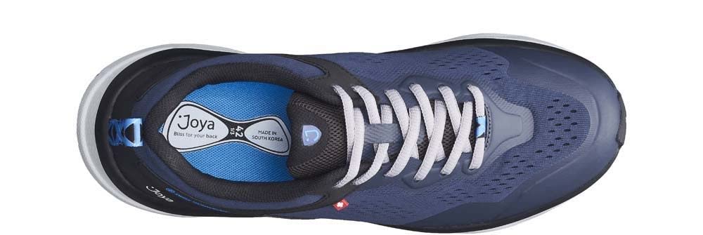 JOYA Veloce M Blue, Herrensneaker aus technischem Mesh, für langes Gehen und Laufen, gesunde Schnürschuhe, Blau