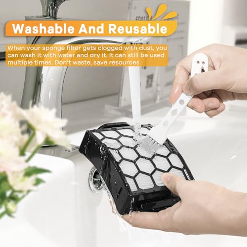 Airoak LA502 LA702 LA802 Replacement Filters for Shark Rotator Lift-Away ADV DuoClean Upright Vacuum LA300 LA301 LA322 LA500WM LA360 LA362, Replaces Part # XFFK320 & XHF320