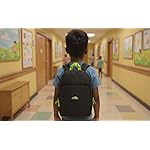 Trail maker Color Block Backpacks for School Boys and Girls, 15 Inch Two Tone Colorful Small Travel Backpack for Kids (Black) - Image 2