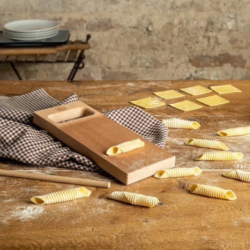 Rigagnocchi Gnocchi Brett mit Stiel für Garganelli
