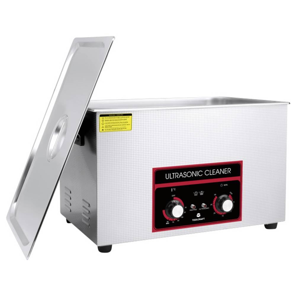 Toolcraft USC-3000 Ultraschallreiniger Bürobedarf, Schmuck, Werkstatt 600 W 30 l mit Heizung, mit Reinigungskorb