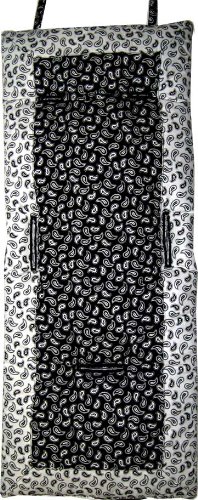 Black & White Paisley Stroller Liner - Made in USA