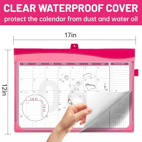 Image of Yoment Desk Calendar 2026-2027, 17 inch x 12 inch, from Now - Dec 2027(18 Months)