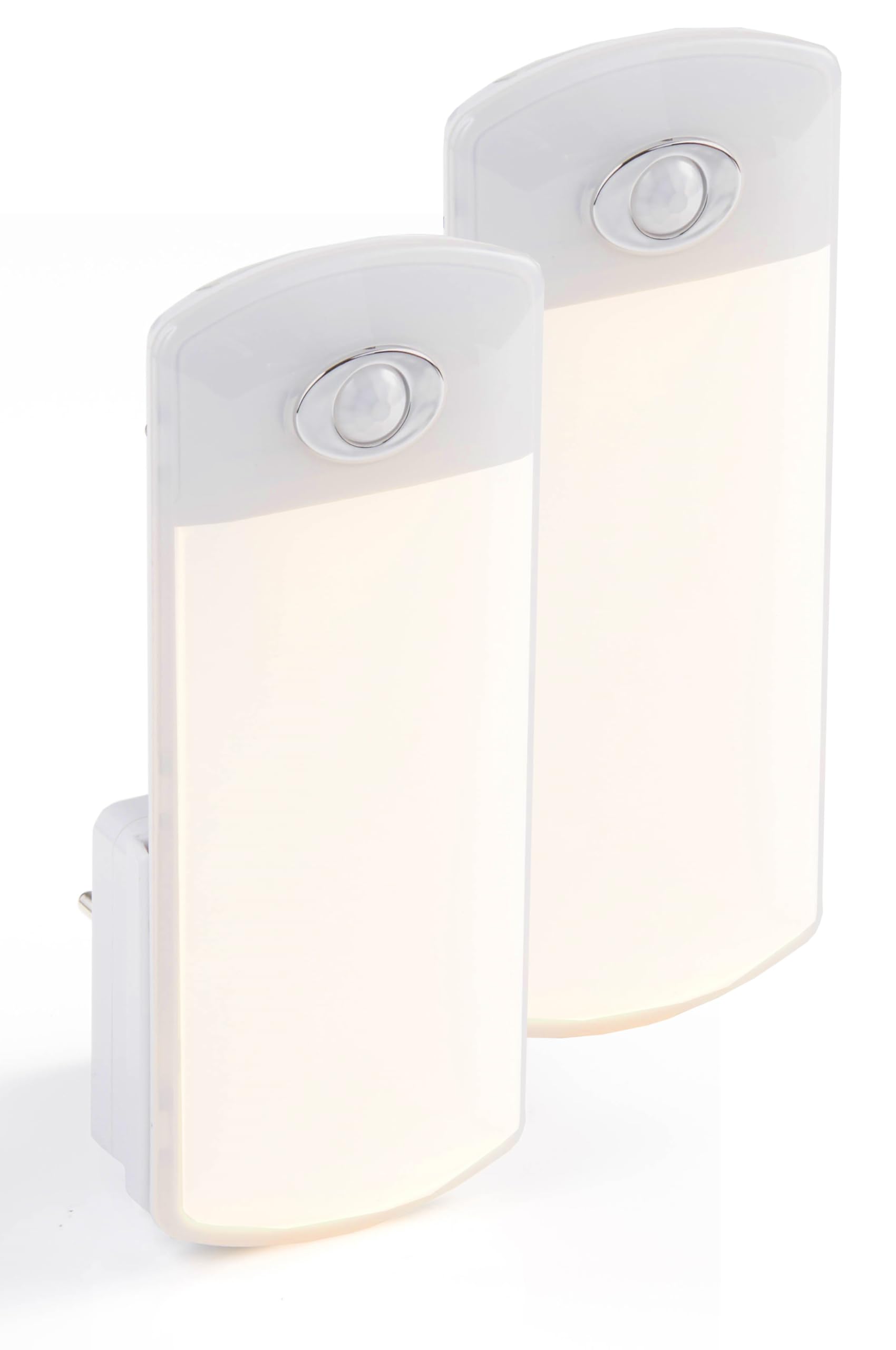 Northpoint Gniazda LED lampka nocna, latarka, biała, lampa ścienna, wielofunkcyjna, czujnik ruchu, ładowanie indukcyjne, akumulator, światło awaryjne, w przypadku awarii zasilania (smartfon, duży