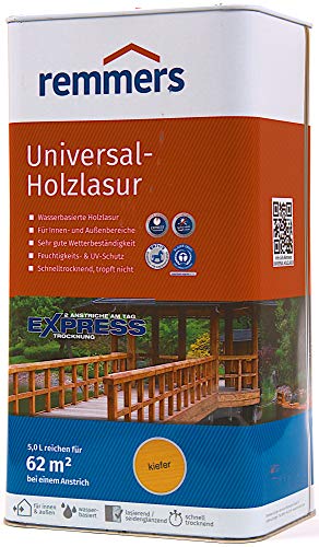 Remmers Aidol Universal Holzlasur auf Wasserbasis, Kiefer / 5 Liter